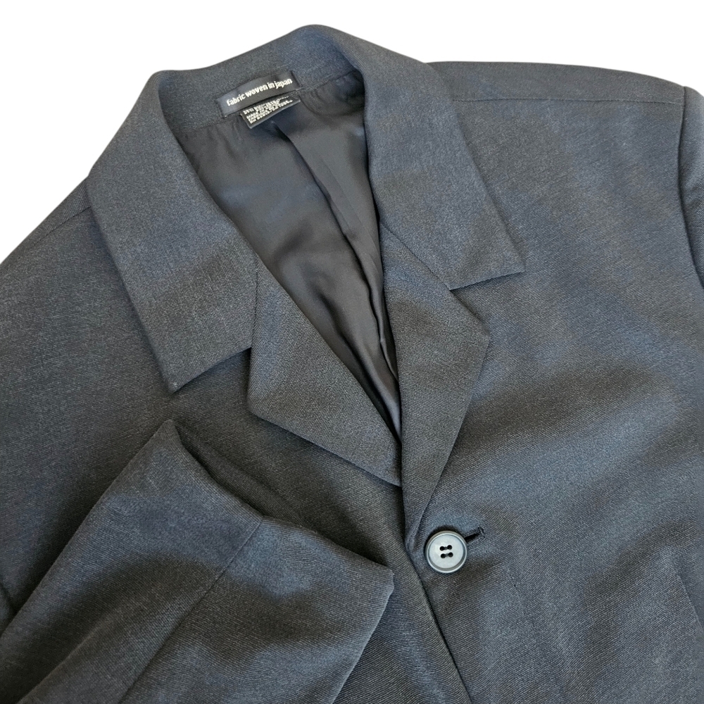 Jhane Barnes Mens Zippered One Button Blazer‎ Sz 40